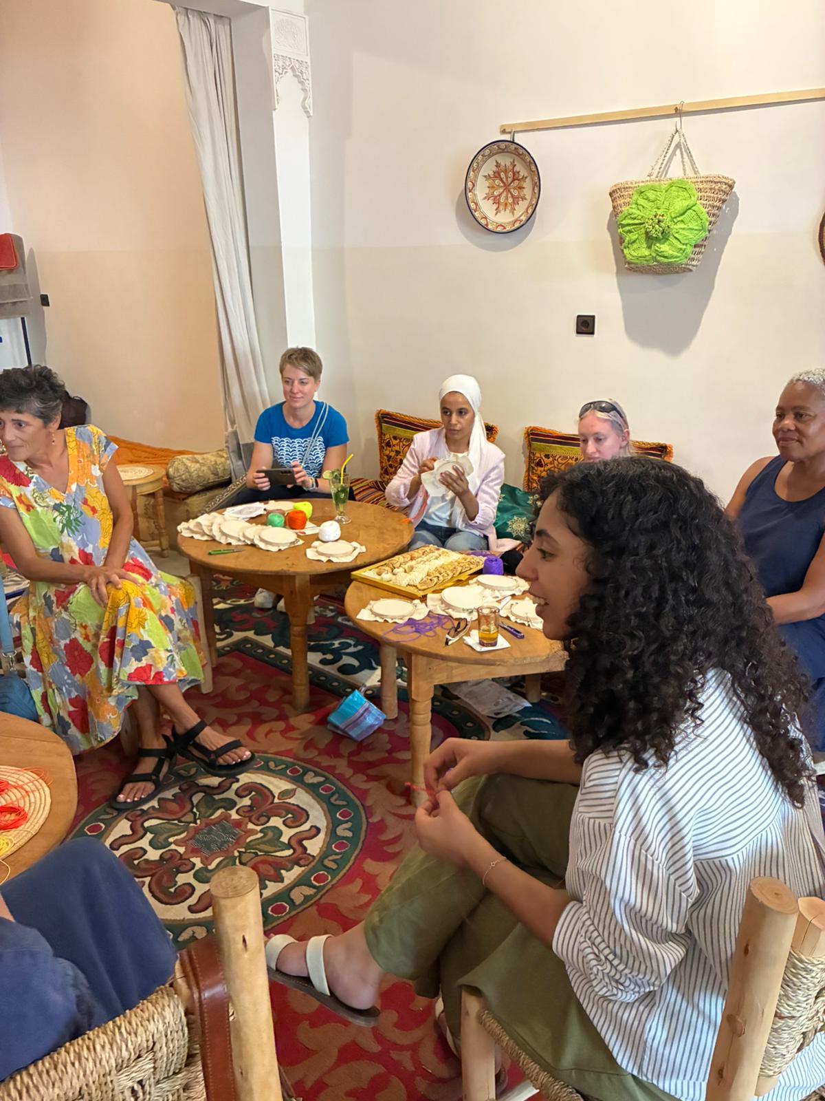 Moroccan female artisan